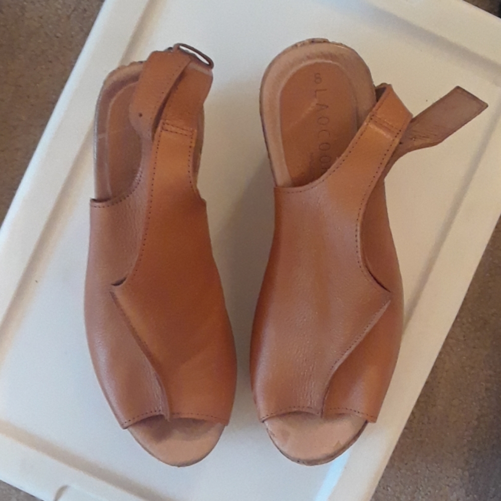 Laocconte wedge shoes size 8 - Picture 1 of 7